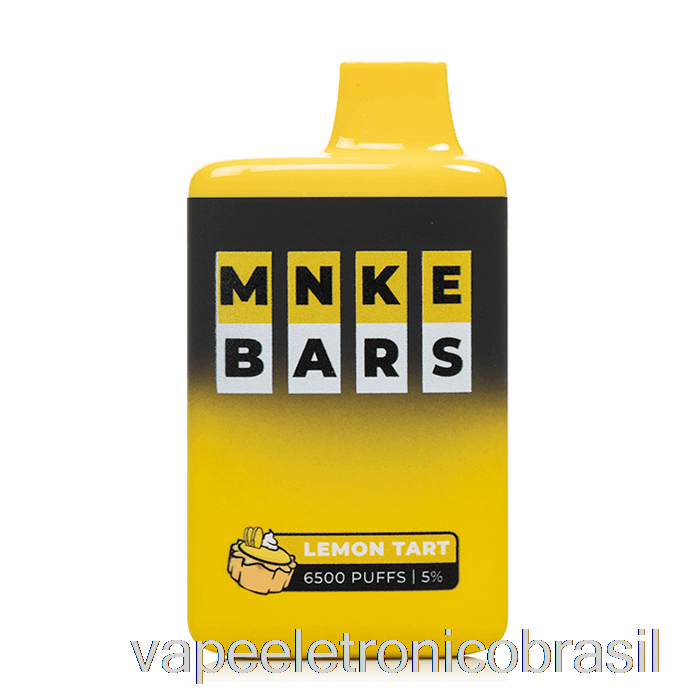 Vape Eletrônico Mnke Bars 6500 Torta De Limão Descartável